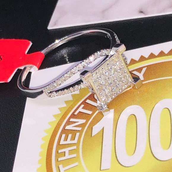 Real Diamond Made In Turkey exclusive design not CZ all natural genuine diamond - Picture 8 of 9